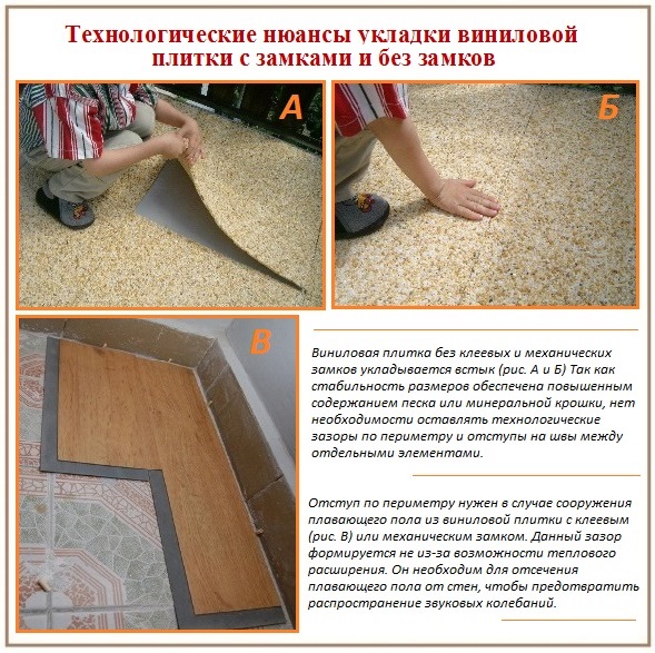 Вінілова плитка для підлоги: плюси і мінуси покриття