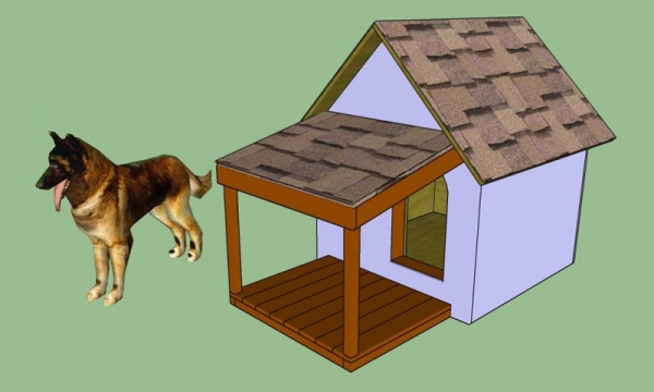 Як зробити утеплену будку для собаки
