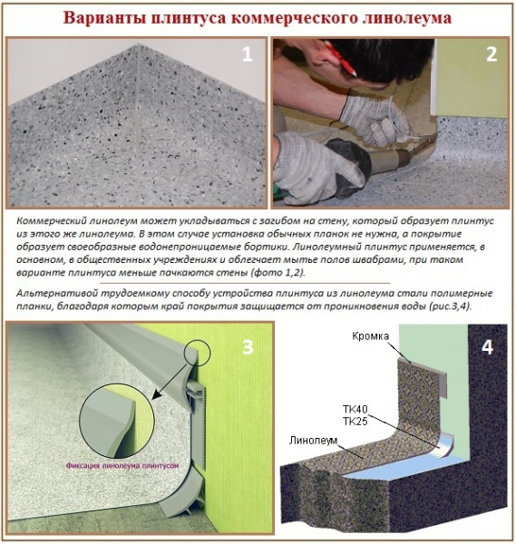 Як і чим приклеїти лінолеум на бетонну підлогу